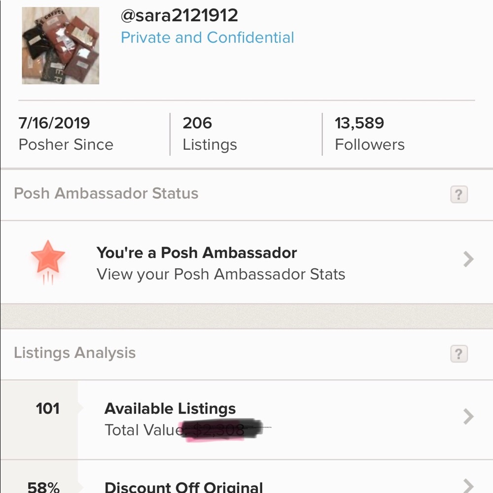 ⭐️ Poshmark ambassador ⭐️